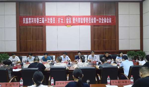 民盟漯河市委召开三届十次委员（扩大）会议暨内部监督委员会第一次全体会议